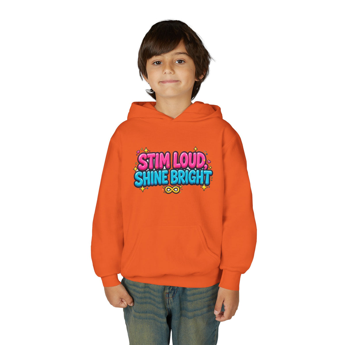 Stim Loud Shine Bright Kids' Hoodie