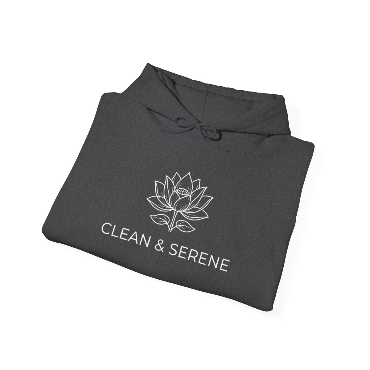 Clean & Serene Lotus Hoodie