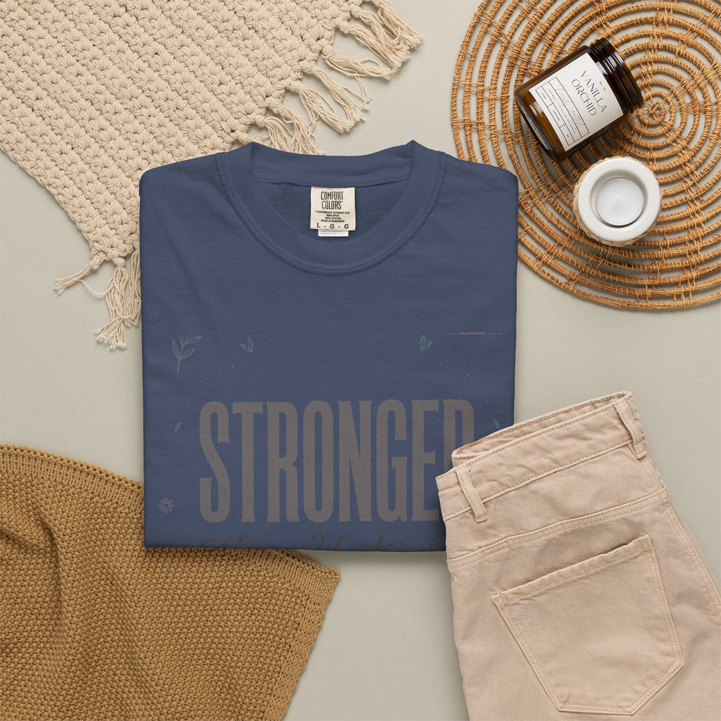 Stronger Than Yesterday – Mental Health T-Shirt