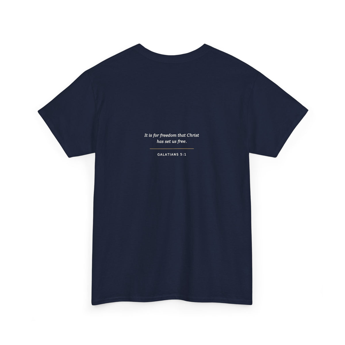 Chain Breaker Christian Graphic T-Shirt – Galatians 5:1 Bible Verse