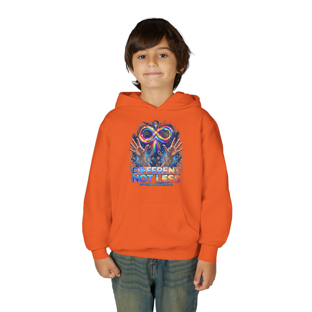 Different Not Less – Autism Acceptance Kids' Hoodie