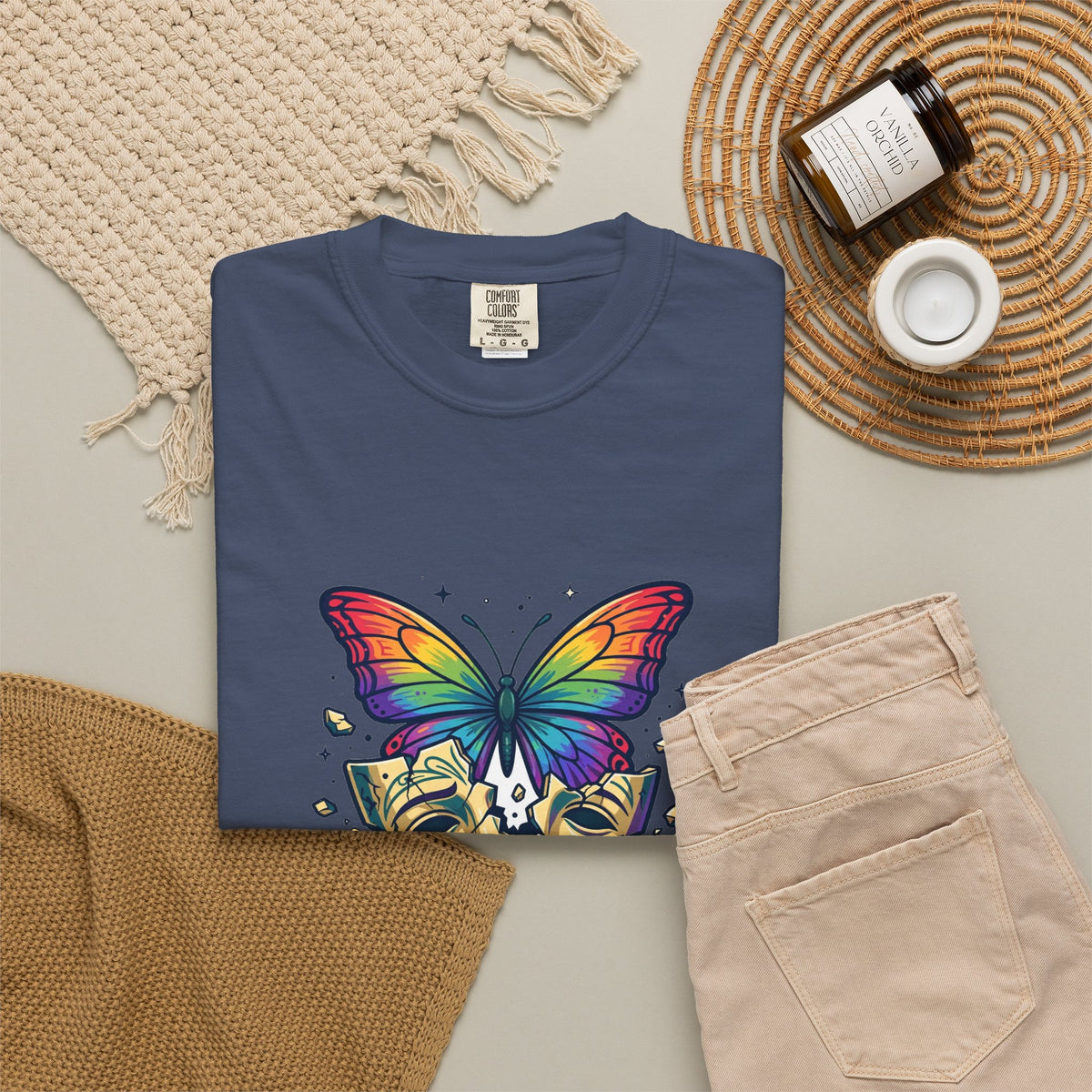 Unmask & Unwind Butterfly T-Shirt