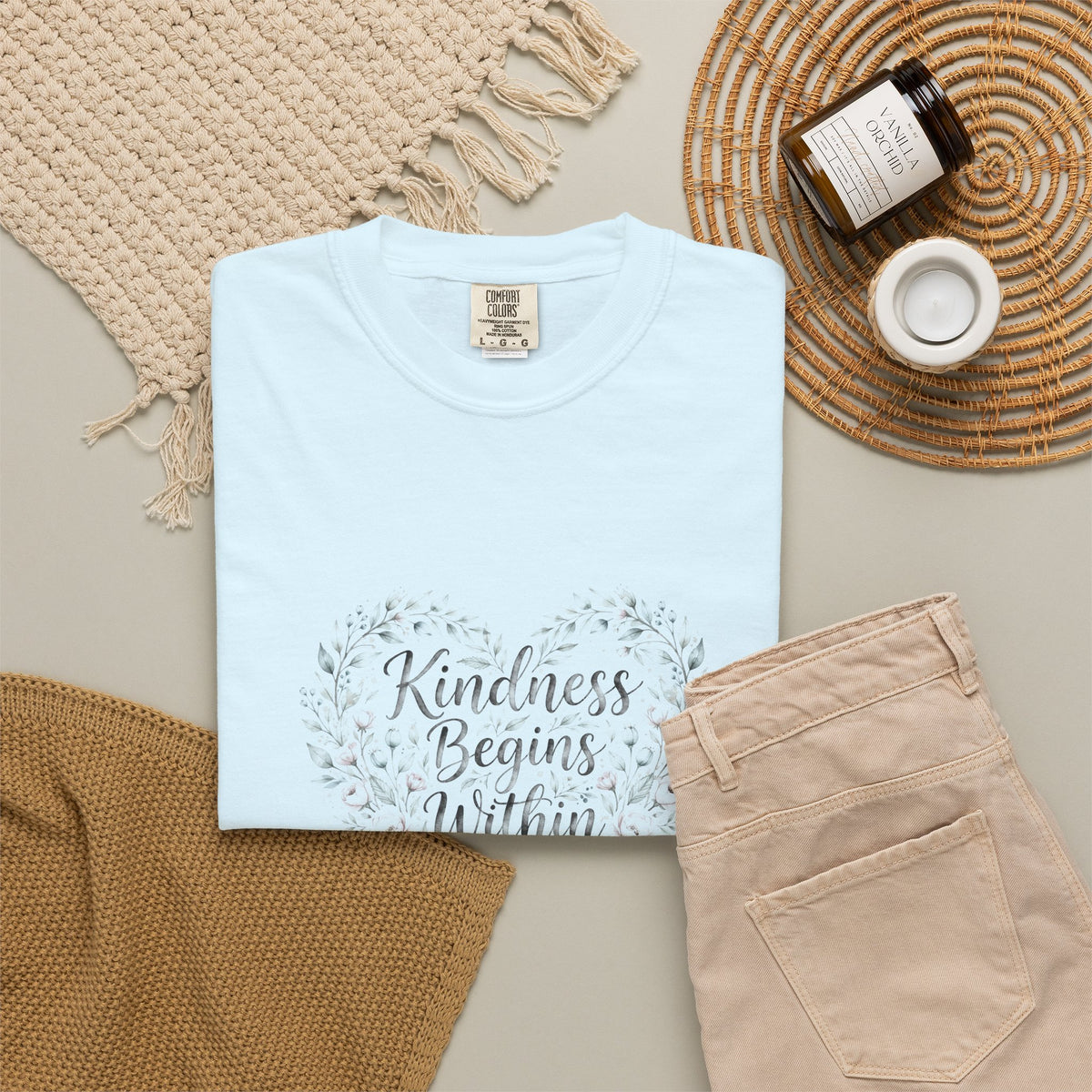 Kindness Begins Within – Mental Health T-Shirt