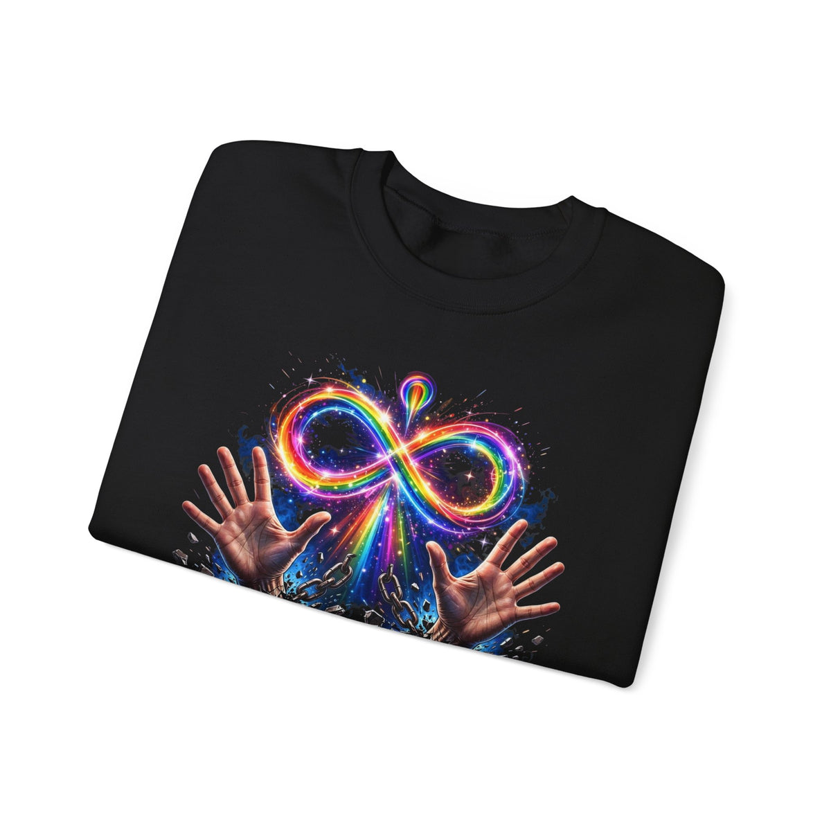 Different Not Less – Autism Acceptance Crewneck Sweatshirt