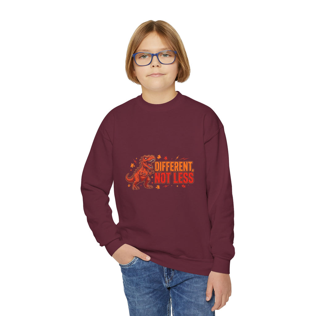 Different Not Less T-Rex – Kids' Sweatshirt