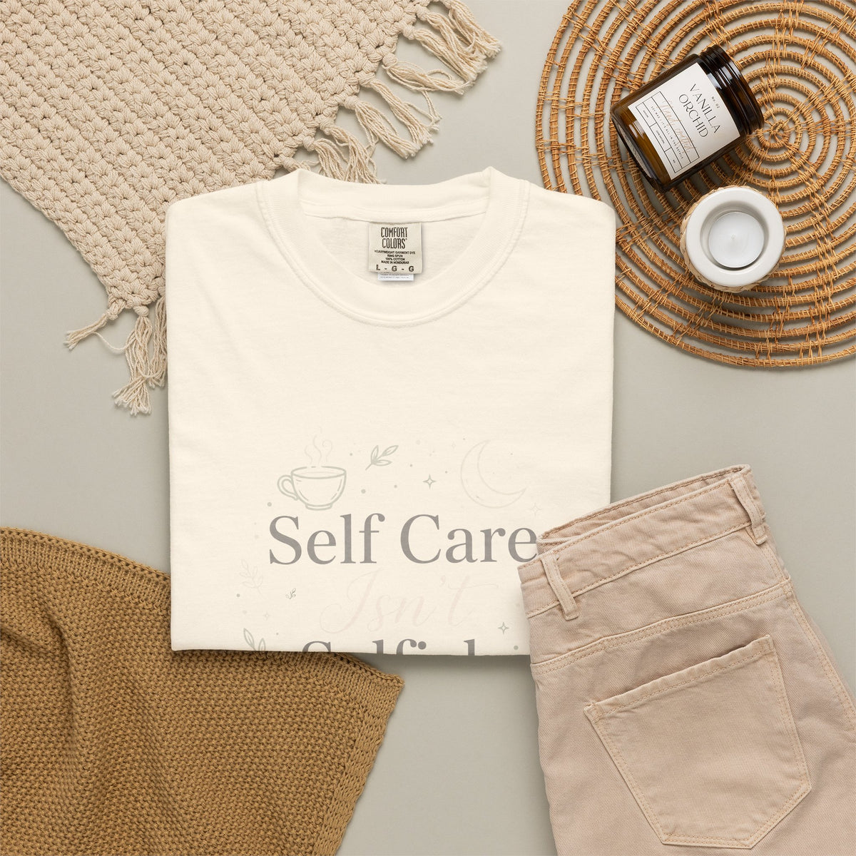Self Care Isn't Selfish – Mental Health T-Shirt