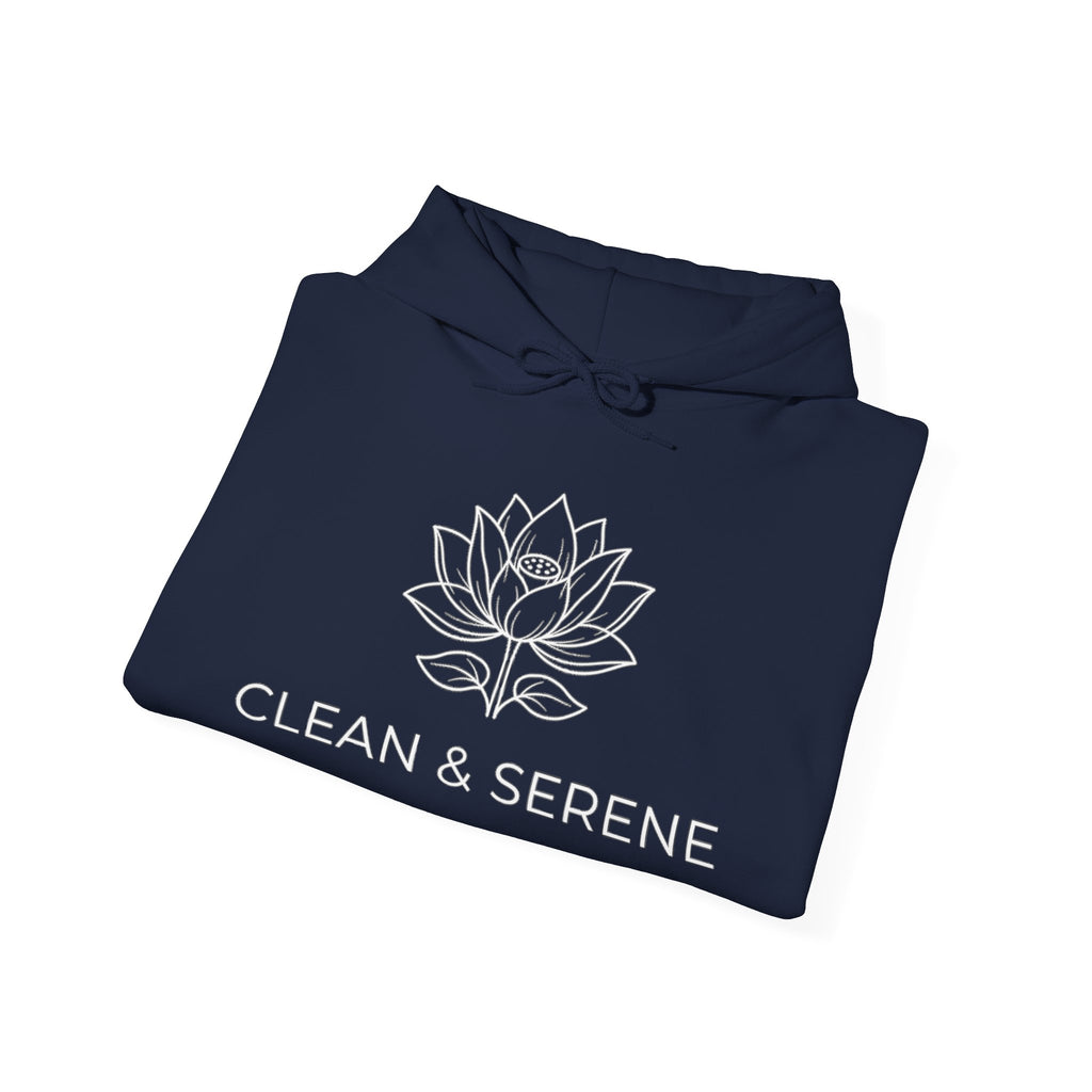 Clean & Serene Lotus Hoodie