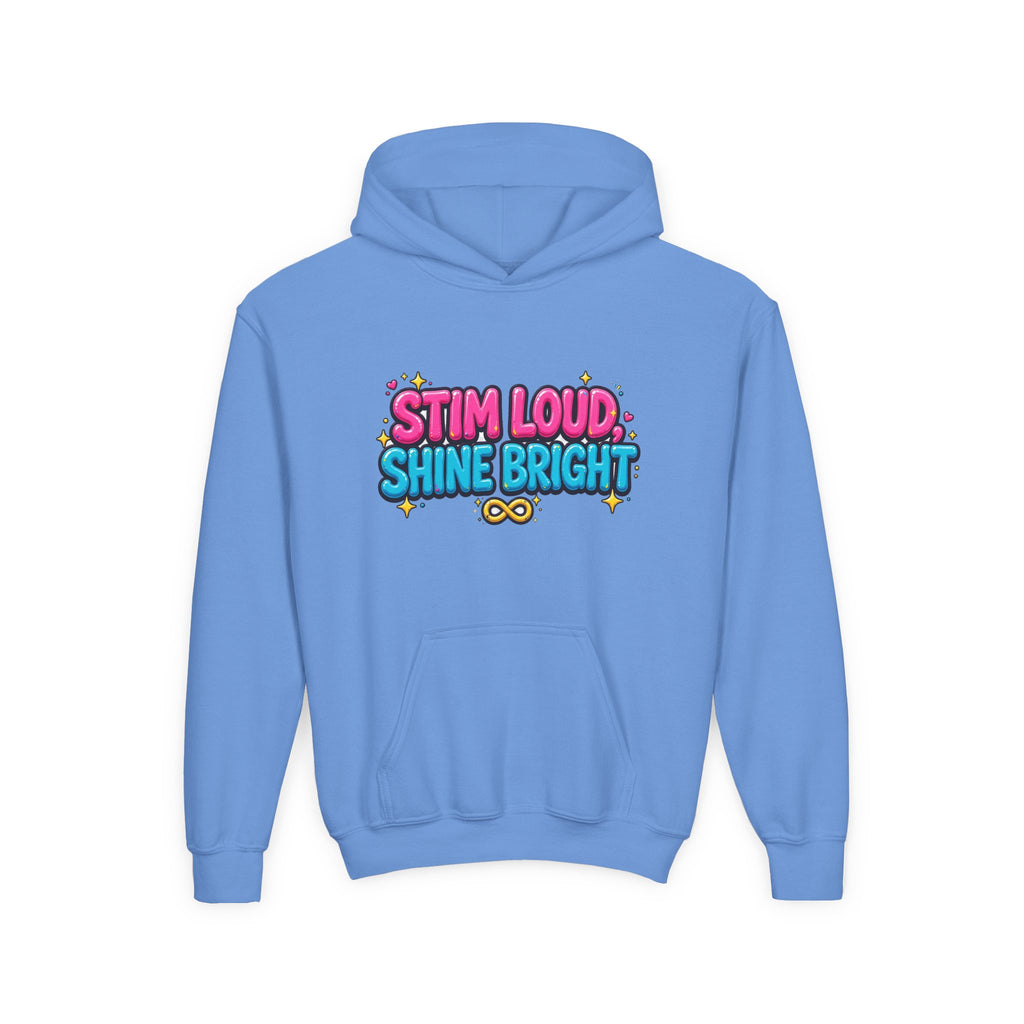 Stim Loud Shine Bright Kids' Hoodie