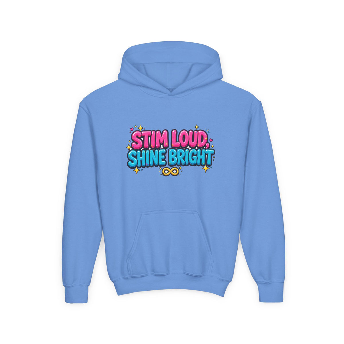 Stim Loud Shine Bright Kids' Hoodie