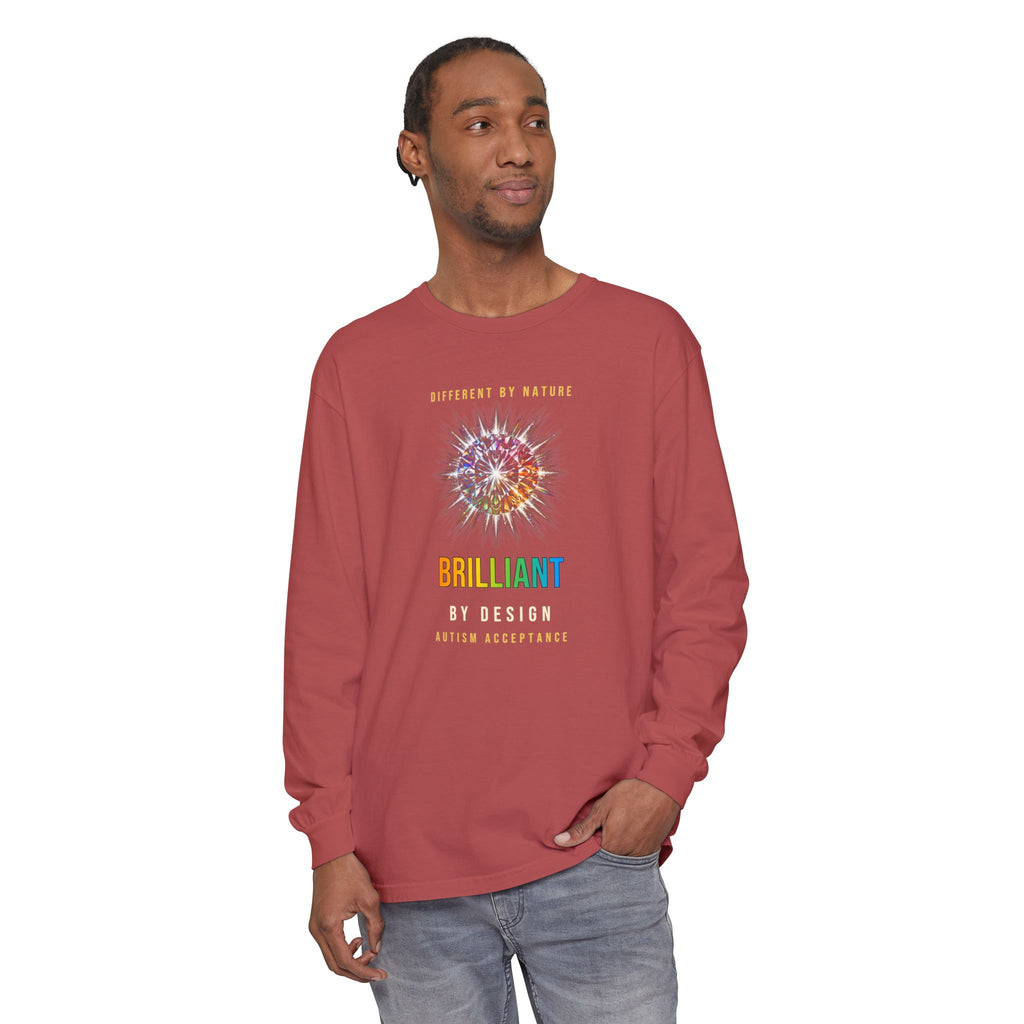 Brilliant By Design – Autism Acceptance Long Sleeve T-Shirt