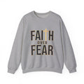 Faith Over Fear – Christian Crewneck Sweatshirt (Light Colors)