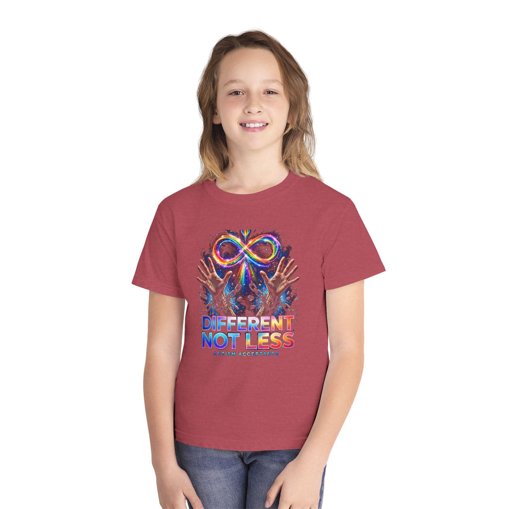 Different Not Less – Autism Acceptance Kids’ T-Shirt