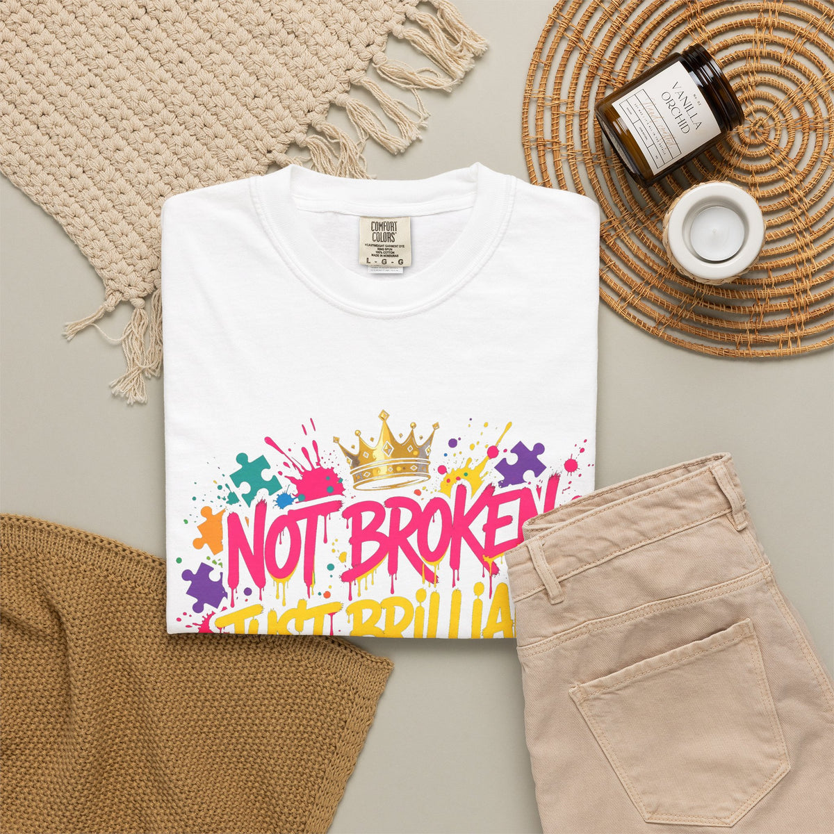 Not Broken Just Brilliant – Autism Awareness T-Shirt