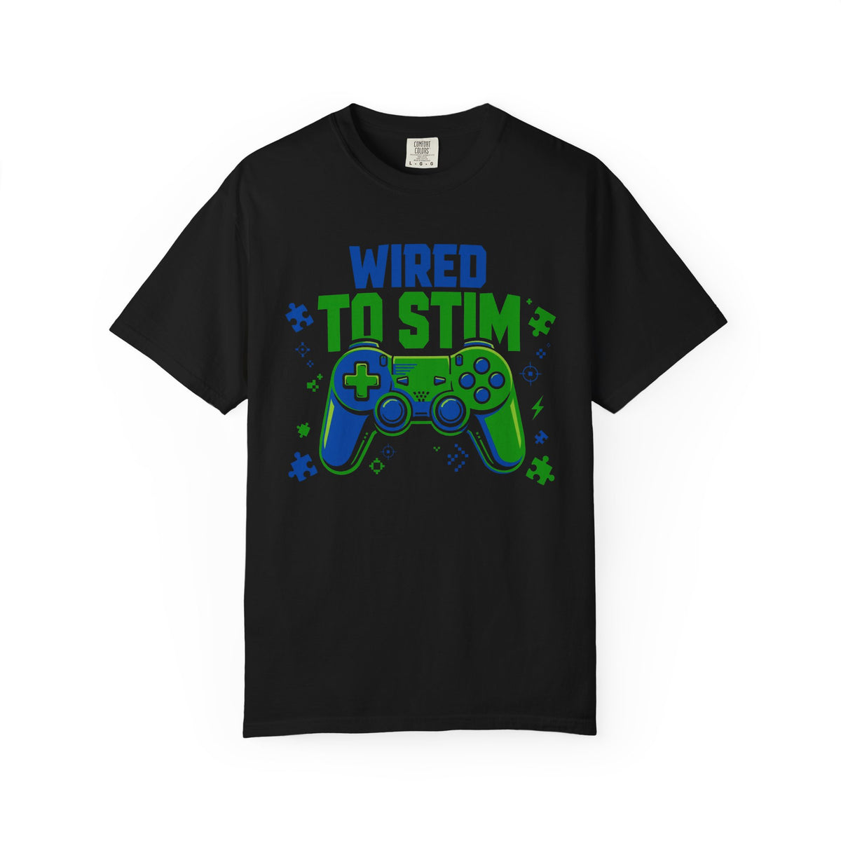 Wired to Stim Gamer – Autism Awareness T-Shirt