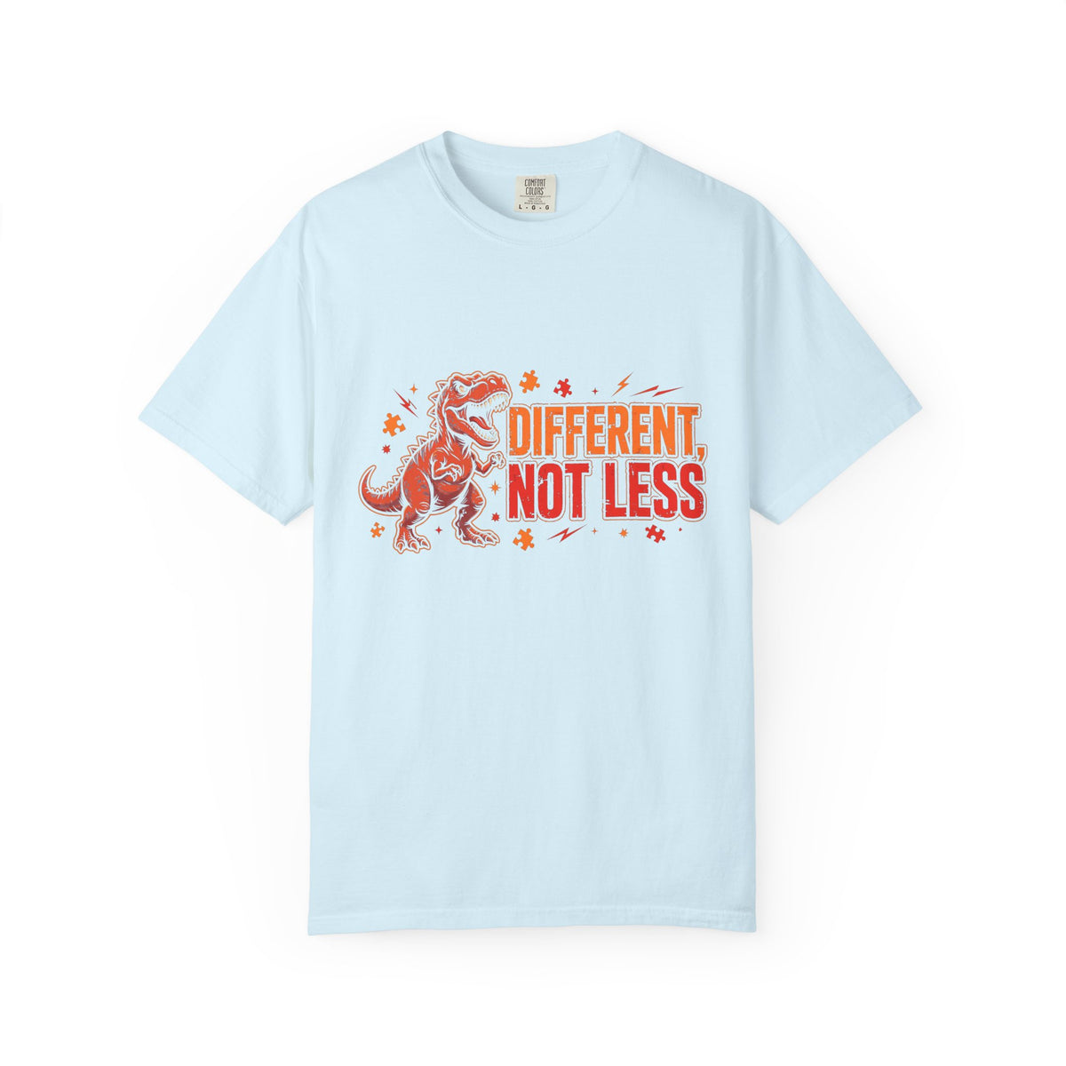 Different Not Less T-Rex – Autism Awareness T-Shirt