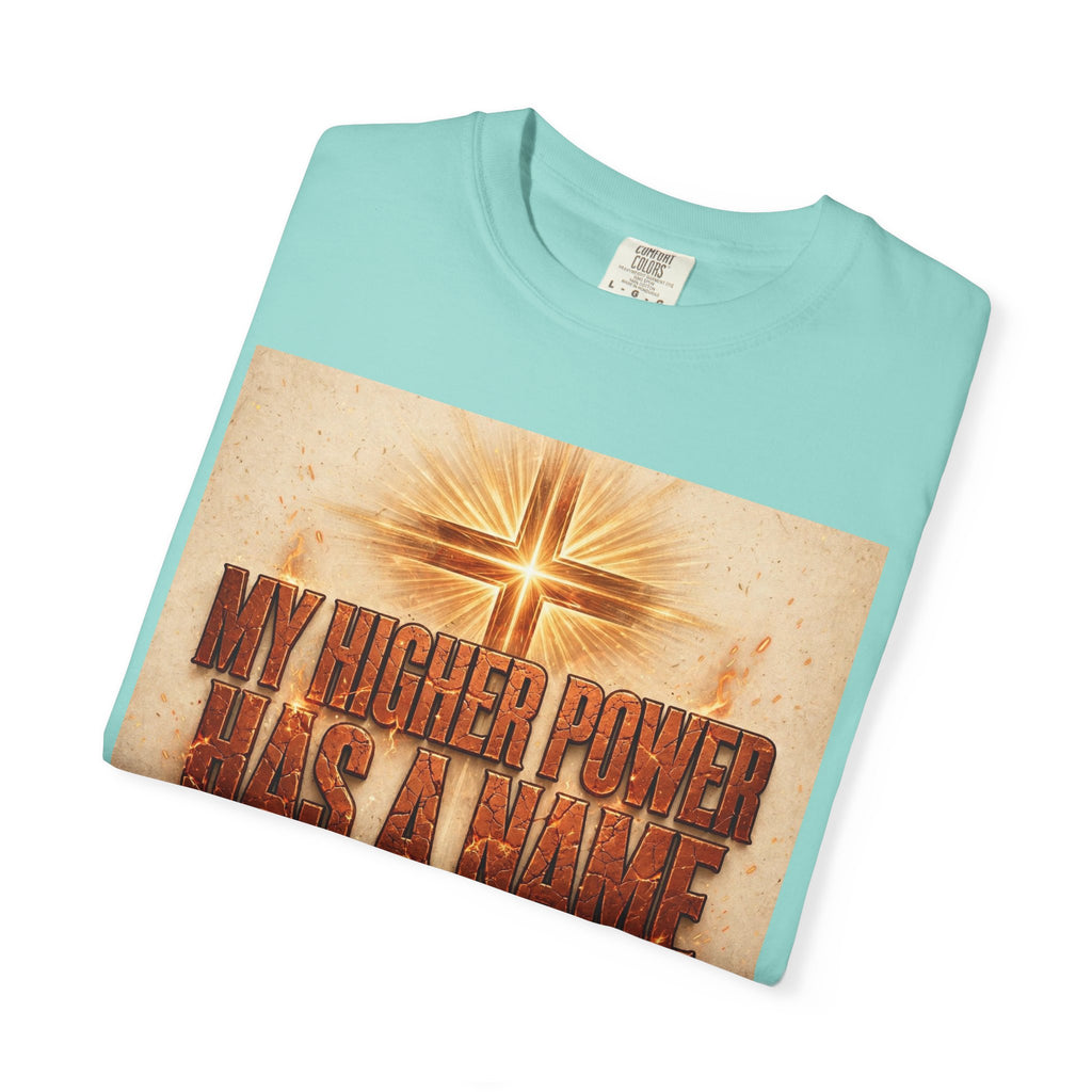Higher Power Fiery Cross – Recovery T-Shirt