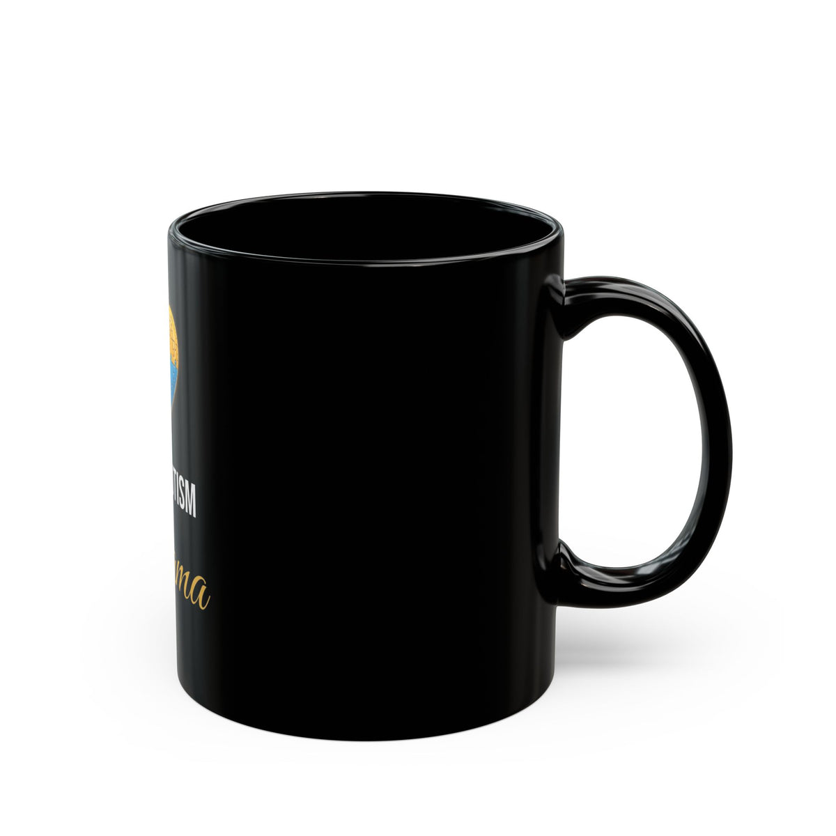 Proud Autism Mama — Black Mug