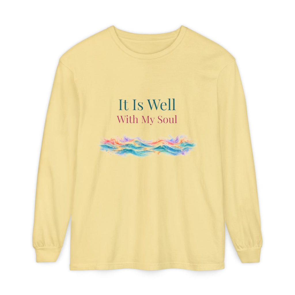 It Is Well With My Soul – Christian Long-Sleeve T-Shirt