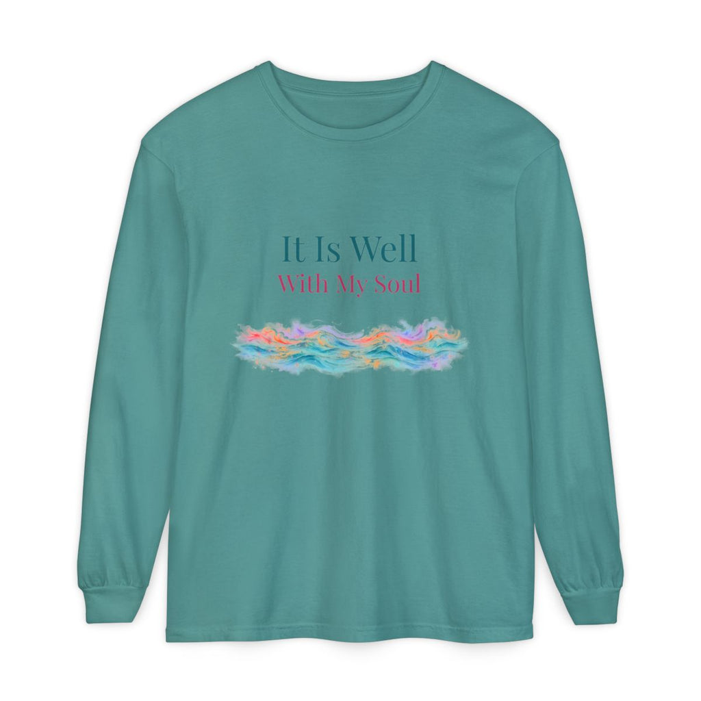 It Is Well With My Soul – Christian Long-Sleeve T-Shirt
